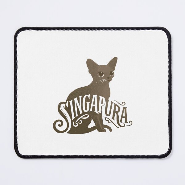 Item preview, Singapura Cat Word Art | Typography Cat Silhouette Design designed and sold by AyfuDesigns.