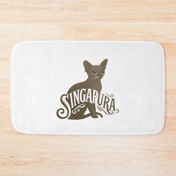Item preview, Singapura Cat Word Art | Typography Cat Silhouette Design designed and sold by AyfuDesigns.