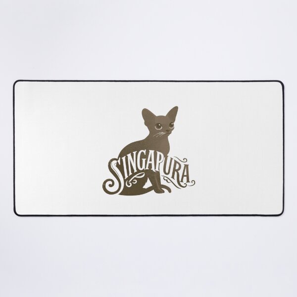 Item preview, Singapura Cat Word Art | Typography Cat Silhouette Design designed and sold by AyfuDesigns.