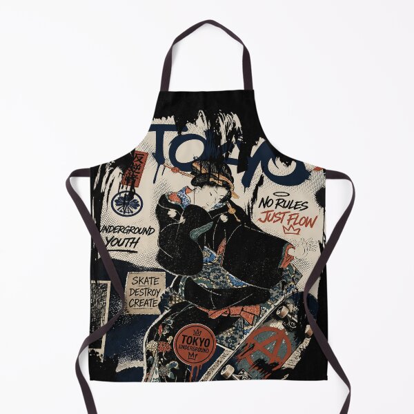 Item preview, Japanese ukiyo-e aesthetics with modern skate and underground youth culture designed and sold by RhymeArc.