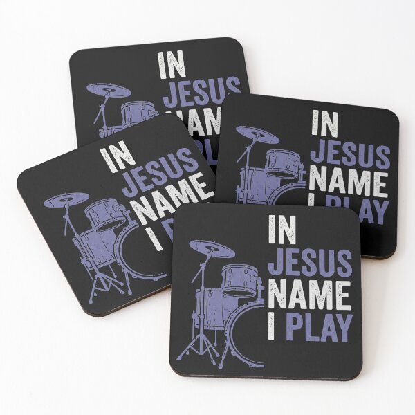 Aperçu de l'œuvre In Jesus Name I Play Drums créée et vendue par Parallel Label .