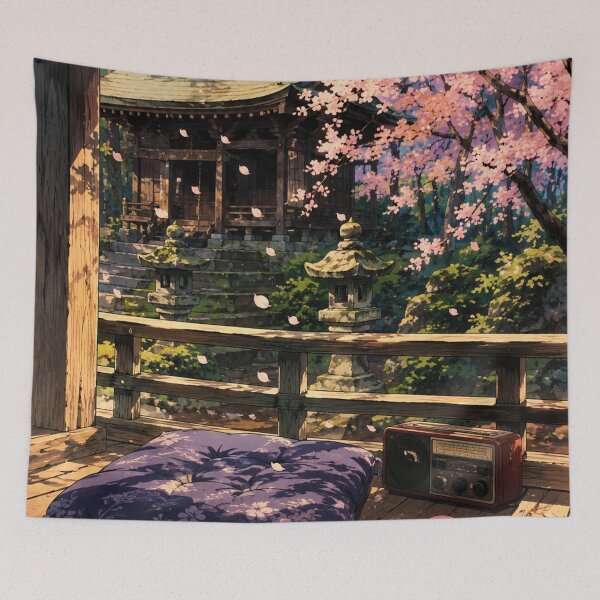 Item preview, Lofi Japan: Kyoto Tea Porch designed and sold by bapupa.