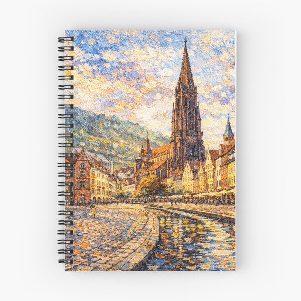 Item preview, A painting of Freiburg, Germany – A Beautiful place in Europe. designed and sold by GalleryKauffeld.