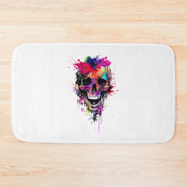 Item preview, Neon Skull Color Splash Art Design PERFECT GIFT FOR YOU AND FRIENDS designed and sold by D-media.