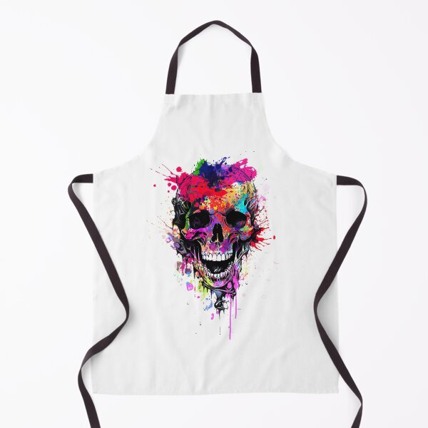 Item preview, Neon Skull Color Splash Art Design PERFECT GIFT FOR YOU AND FRIENDS designed and sold by D-media.
