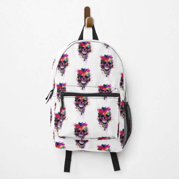 Item preview, Neon Skull Color Splash Art Design PERFECT GIFT FOR YOU AND FRIENDS designed and sold by D-media.
