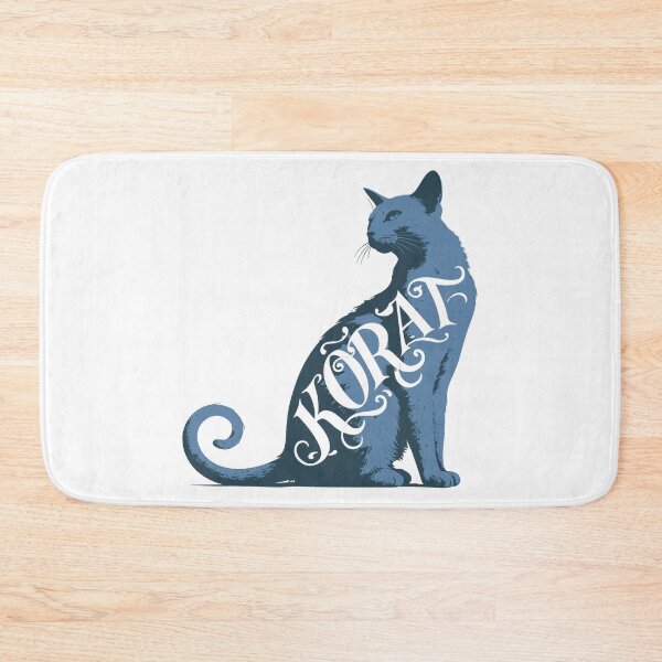 Item preview, Korat Cat Word Art | Typography Cat Silhouette Design designed and sold by AyfuDesigns.