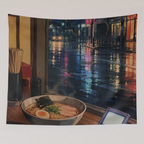 Artikelvorschau, Lofi Japan: Shibuya Nieselregen entworfen und verkauft von bapupa.