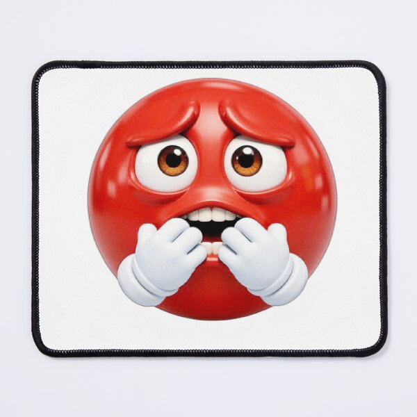 Item preview, Over Thinking: Red Emoji Collection designed and sold by EscapeArtist13.