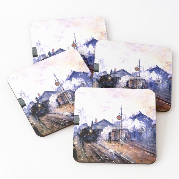 Item preview, Saint-Lazare Station, Track Coming Out designed and sold by artdesignsnow.