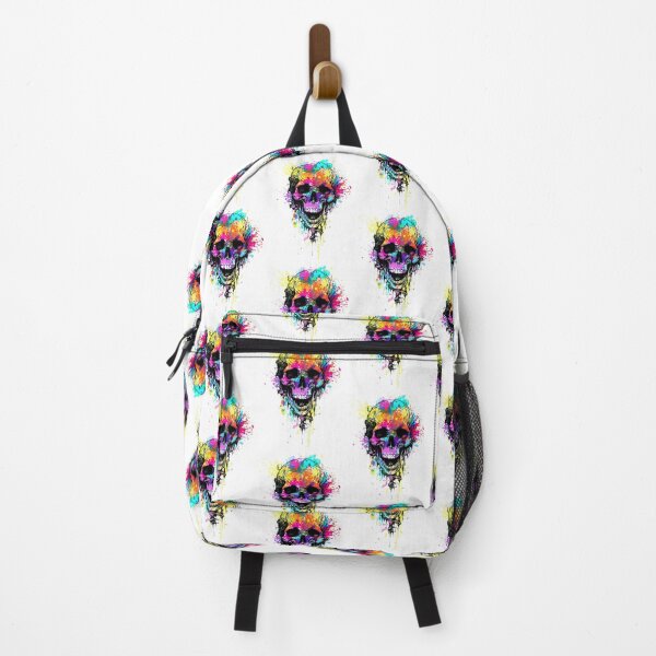 Item preview, Colorful Paint Splash Skull Art - Vibrant Graphic Design ⭐⭐⭐⭐⭐ designed and sold by D-media.