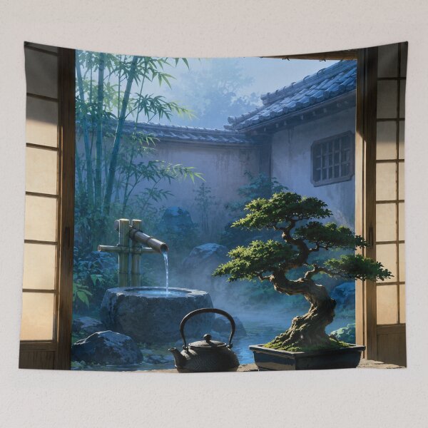 Item preview, Lofi Japan: Zen Garden Nook designed and sold by bapupa.