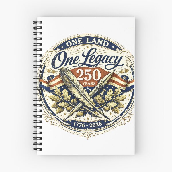 Item preview, One Land One Legacy USA 250th Anniversary Vector T-Shirt Design - 1776 2026 Patriotic Vintage Crest Graphic designed and sold by Rabu10.
