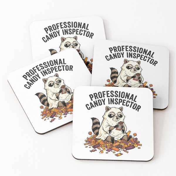 Item preview, Halloween Raccoon Ghost Costume – Funny Candy Lover Design designed and sold by PlumArtDesign.