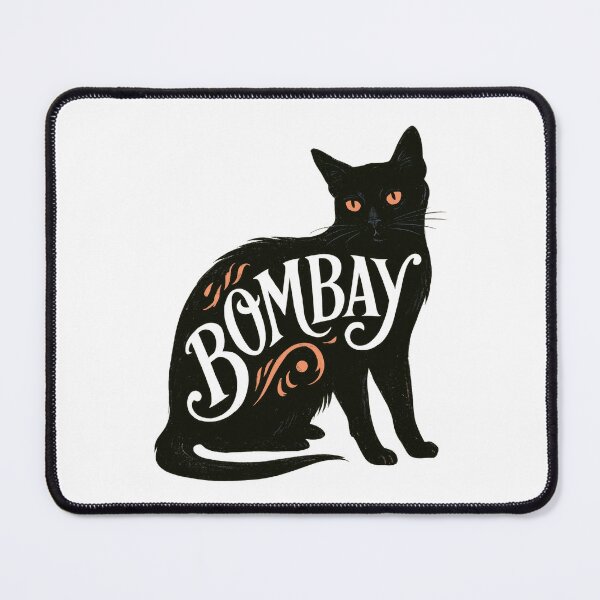 Item preview, Bombay Cat Word Art | Typography Cat Silhouette Design designed and sold by AyfuDesigns.