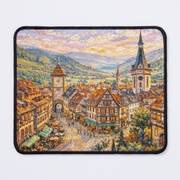 Item preview, A painting of Gengenbach, Germany – A Beautiful place in Europe. designed and sold by GalleryKauffeld.