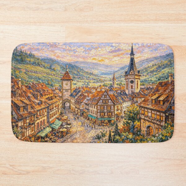 Item preview, A painting of Gengenbach, Germany – A Beautiful place in Europe. designed and sold by GalleryKauffeld.