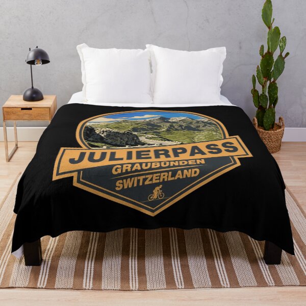 Item preview, Julier Pass Switzerland Retro Travel Art Badge designed and sold by Janiah216.