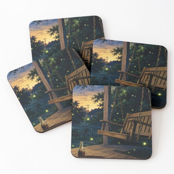 Item preview, Lofi Nostalgia: Porch Swing Evening designed and sold by bapupa.