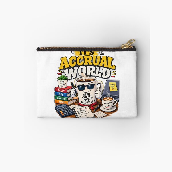 Item preview, It's Accrual World of Accountant Coffee Life designed and sold by Pixel Palette.
