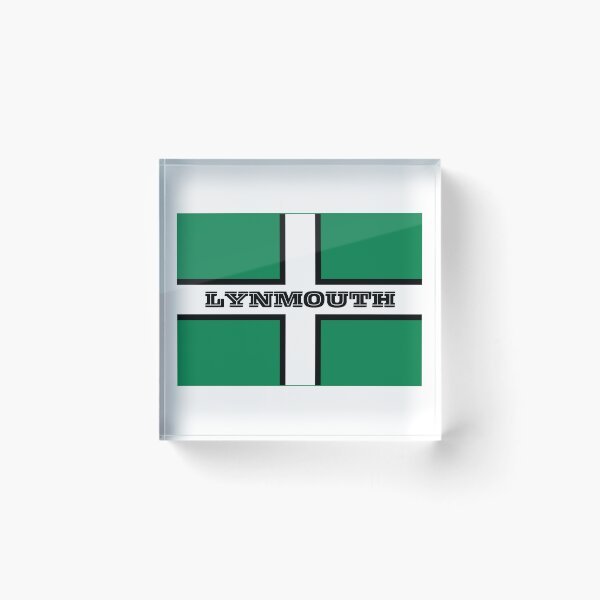 Artikelvorschau, Lynmouth auf einer Devon-Flagge entworfen und verkauft von S-and-W-4ever.