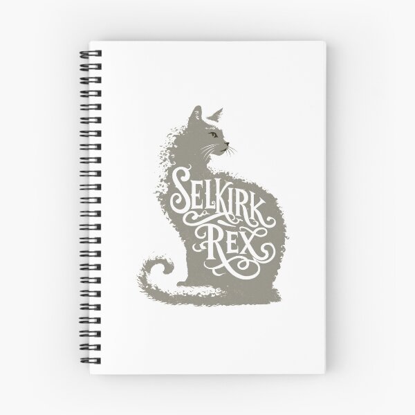 Item preview, Selkirk Rex Cat Word Art | Typography Cat Silhouette Design designed and sold by AyfuDesigns.