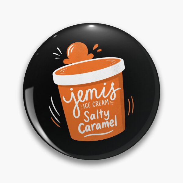 Item preview, Jeni's Salted Caramel Ice Cream Pint Retro designed and sold by Mckenna165.
