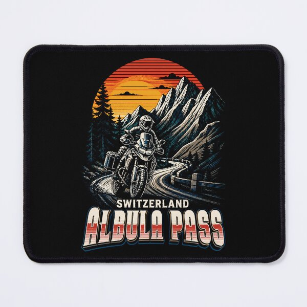 Item preview, Albula Pass Switzerland Alps Retro Graphic designed and sold by Helen042Tracey.