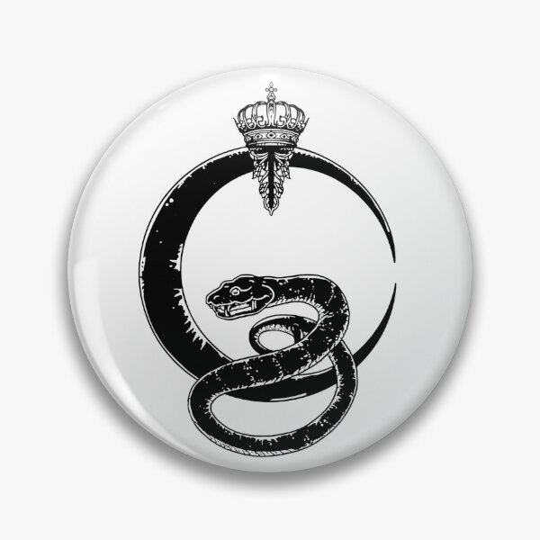Item preview, Snake Crown Witch Occult Emblem designed and sold by 21st century witch.