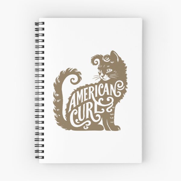 Item preview, American Curl Cat Word Art | Typography Cat Silhouette Design designed and sold by AyfuDesigns.