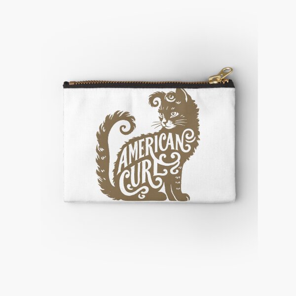 Item preview, American Curl Cat Word Art | Typography Cat Silhouette Design designed and sold by AyfuDesigns.