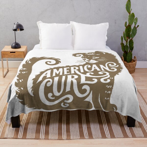 Item preview, American Curl Cat Word Art | Typography Cat Silhouette Design designed and sold by AyfuDesigns.
