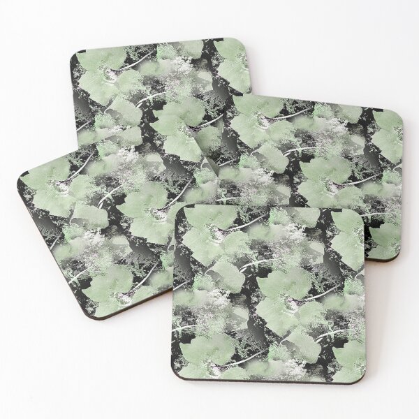 Item preview, Painterly Soft Flowers in Green designed and sold by Artistestella.