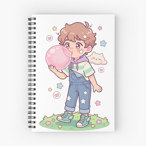 Item preview, Bubblegum Boy – Cute Chibi Character Illustration designed and sold by @SHINTOSARTSTORE.