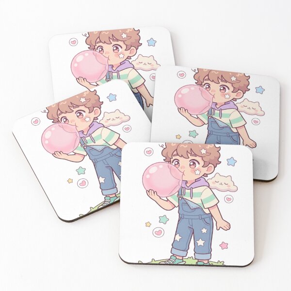 Item preview, Bubblegum Boy – Cute Chibi Character Illustration designed and sold by @SHINTOSARTSTORE.