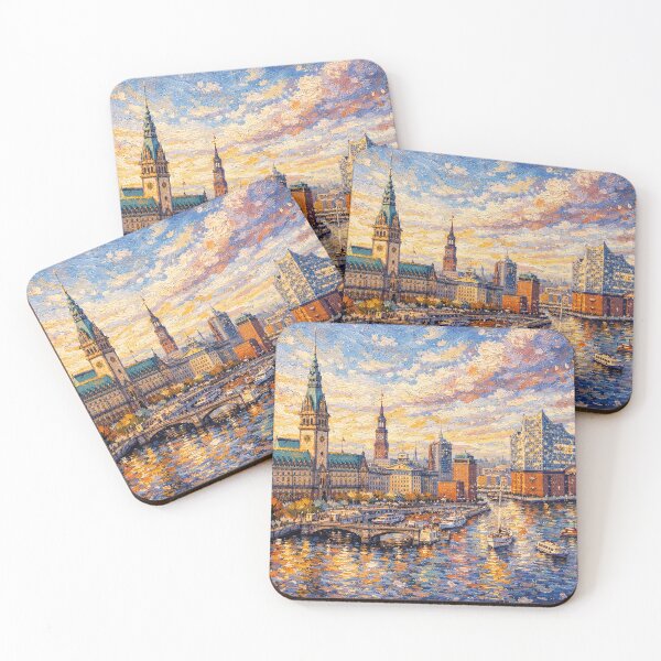 Item preview, Un cuadro de Hamburgo, Alemania: un lugar precioso de Europa. designed and sold by GalleryKauffeld.