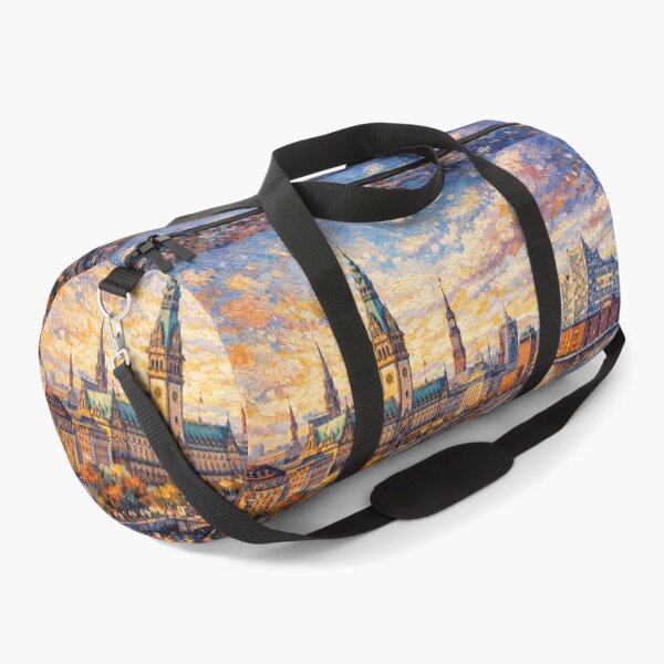 Item preview, A painting of Hamburg, Germany – A Beautiful place in Europe. designed and sold by GalleryKauffeld.