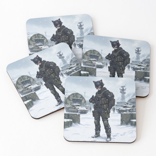 Item preview, Tactical Cyber Cat Soldier designed and sold by JMAVILA ART.