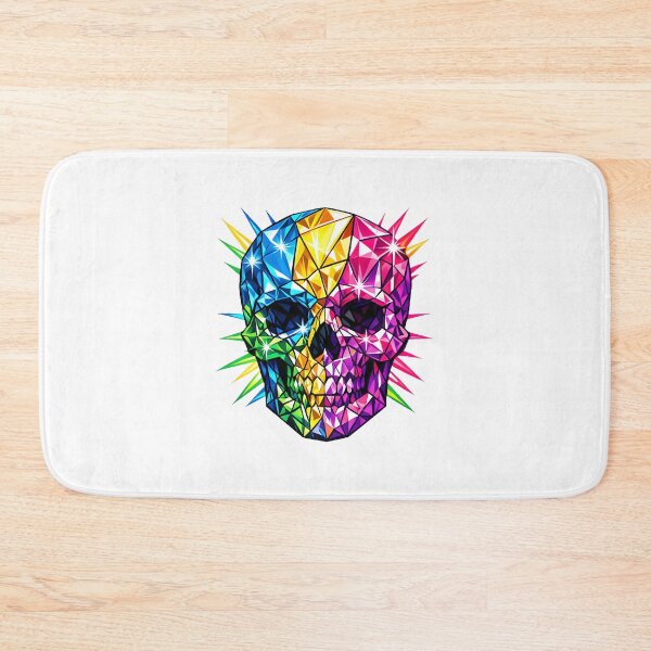 Item preview, Crystal Skull Art – Mystical Esoteric Geometric Skeleton Design LIMITED EDITION designed and sold by D-media.
