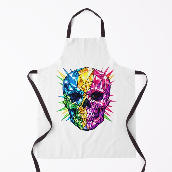 Aperçu de l'œuvre Crystal Skull Art – Mystical Esoteric Geometric Skeleton Design LIMITED EDITION créée et vendue par D-media.