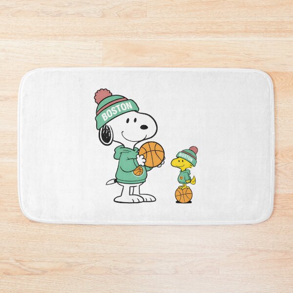 Item preview, Cute White Dog Small Yellow Bird Basketball Fan Boston designed and sold by Newfacedesi.