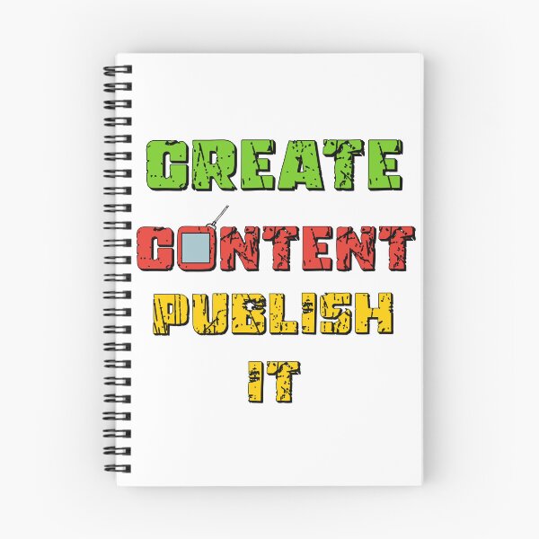 Item preview, Create Content Publish It designed and sold by Shooz34.