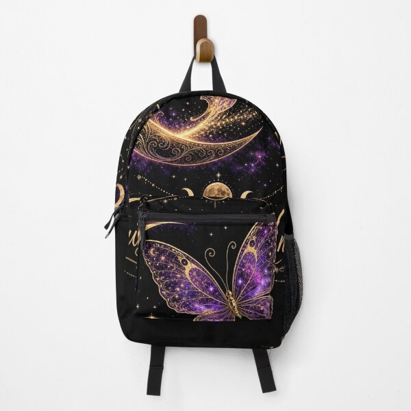 Item preview, Trust the Universe – Spiritual Butterfly Moon Art designed and sold by CosmicFlora Studio.