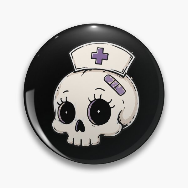 Item preview, NURSE HALLOWEEN scull designed and sold by YNELENT.