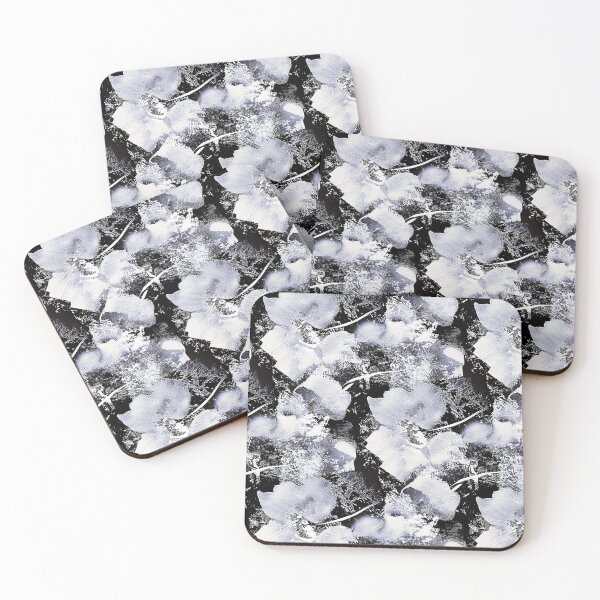 Item preview, Painterly Soft Flowers in White designed and sold by Artistestella.