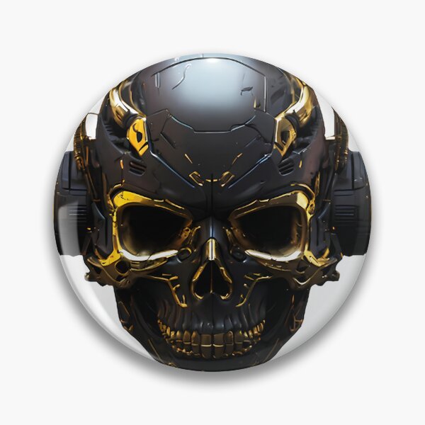 Item preview, Futuristic Cyber Skull Graphic – Neon Tech Art For T‑Shirts, Stickers & More PERFECT GIFT FOR YOU AND FRIENDS designed and sold by D-media.
