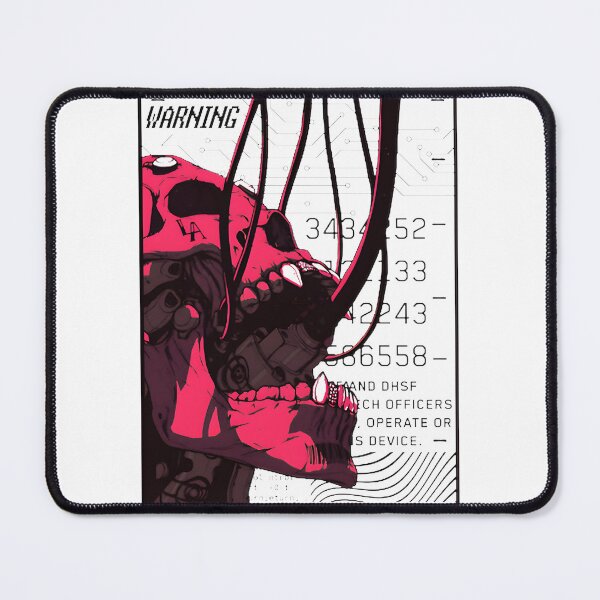 Item preview, Cyberpunk Skull Glitch Cyborg Art Design PERFECT GIFT FOR YOU AND FRIENDS designed and sold by D-media.