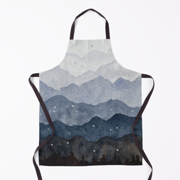 Item preview, Beyond the Quiet | Layered Mountain Watercolour designed and sold by ArithraStudio.