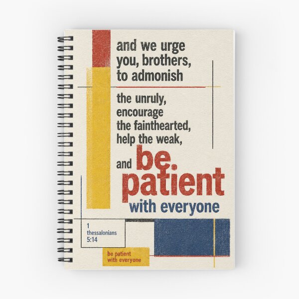 Item preview, Be patient with everyone - 1 Thessalonians 5:14 designed and sold by LambsPath.