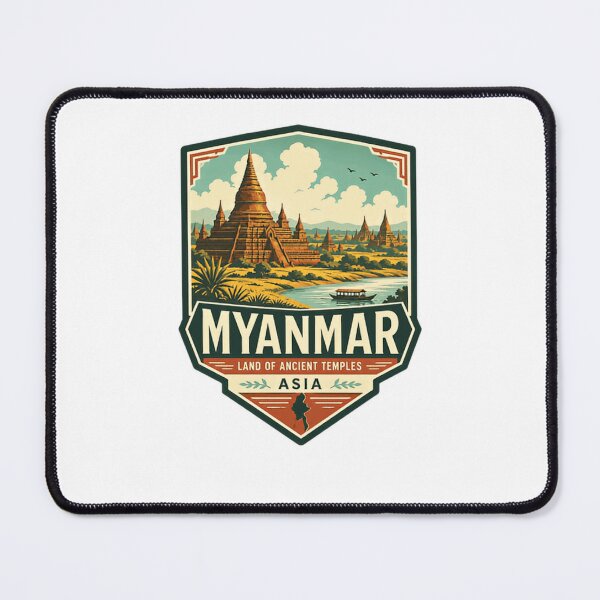 Item preview, Myanmar Land Of Ancient Tempels Asia Travel Vacation Souvenir designed and sold by Star3NowForMe.